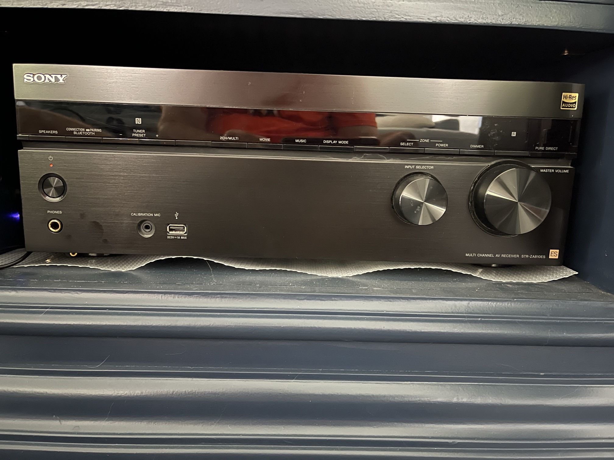 Sony STR-ZA810ES 7.2ch Bluetooth, Wi-Fi, AirPlay, eARC/ARC Dolby Atmos AV Receiver with 100 watts/ch - CASH ONLY