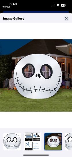 Jack Skellington Inflatable
