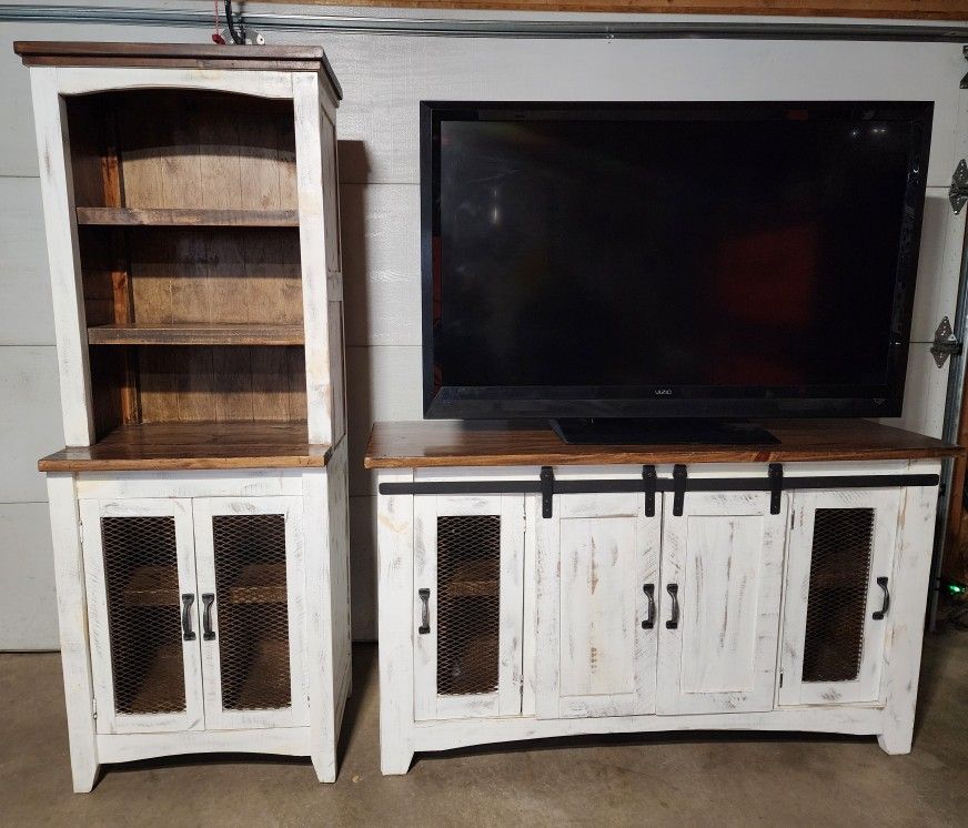 Tv Stand With Book Shelf