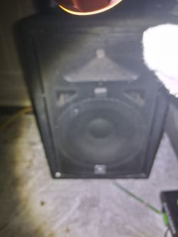 Black PA Speaker Cabinet