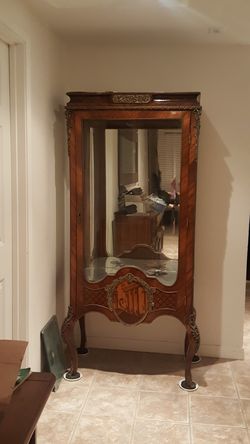 Antique display cabinet french