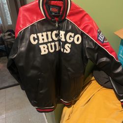 Chicago Bulls 90s Leather Jacket 