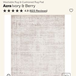 Azra Tumble Washable Area Rug