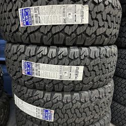 LT 285/70R17 Bfgoodrich KO2 A/T C/6 Ply Set Of 4 Tires Finance Available