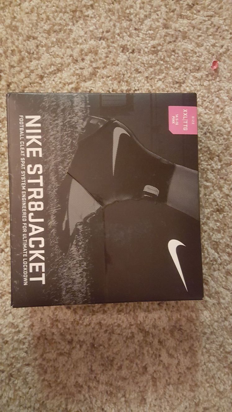 Football cleat spats. Pink. XXL 14-16
