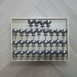 $25 - 31 Nickel Oval Cabinet Pulls