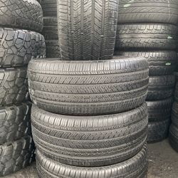 275/45/20 Bridgestone 4 Tires 75% Life