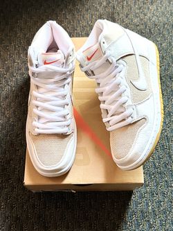 Nike SB Dunk High Pro ISO Orange Label Unbleached Natural
