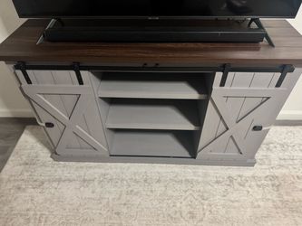 Sliding Barn Door TV Stand