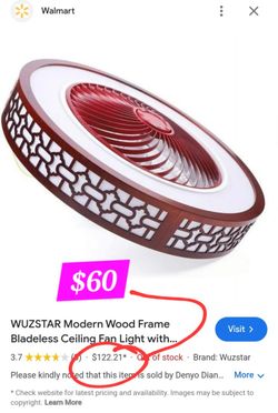 Bladeless Ceiling FAN/LIGHT