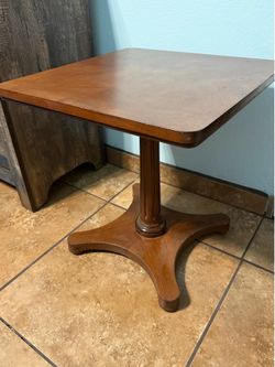 Vintage Solid Wood End Table