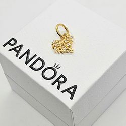 Pandora Tree of Love heart Dangle Bracelet Charm women's gift