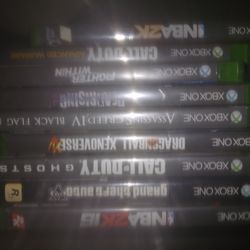 X box one games for sale 100 for all