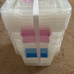 Stackable Plastic Storage Boxes