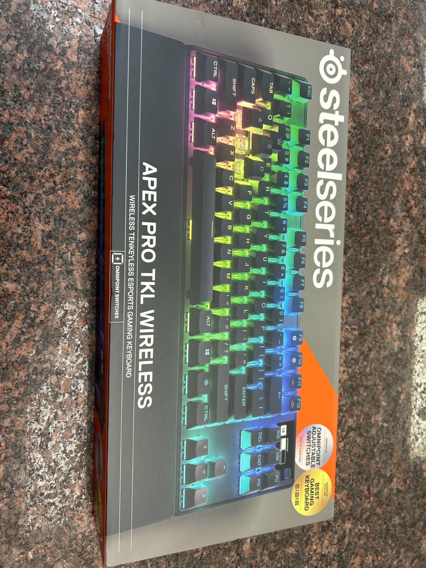 Steel series apex pro TKL wireless gaming keyboard
