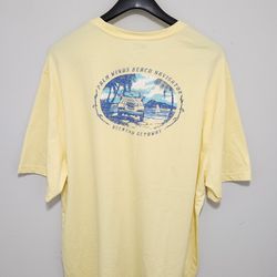 Izod Saltwater Men's Yellow T-shirts Size 2XL