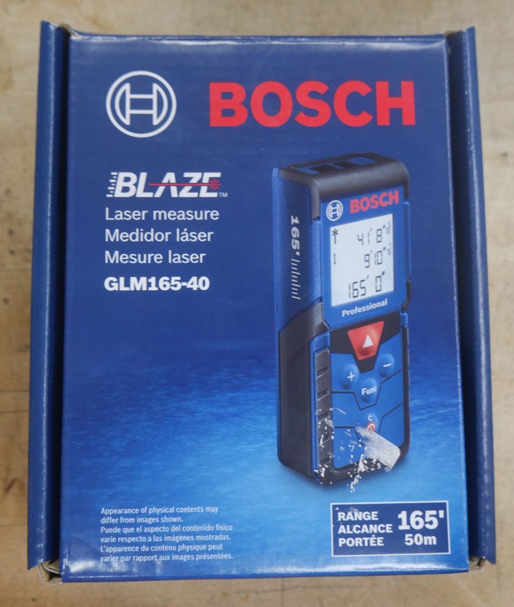 Bosch Laser Measure GLM165-40 NEW 3910F.
