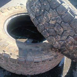 2) Lt245/70r17 Tires