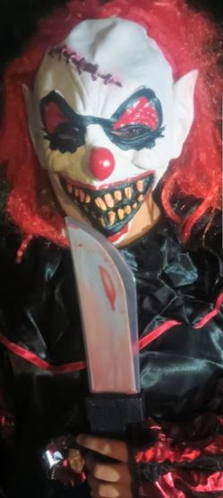 Clown Mask And Costume