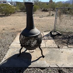 Outdoor Chiminea Fire Pit