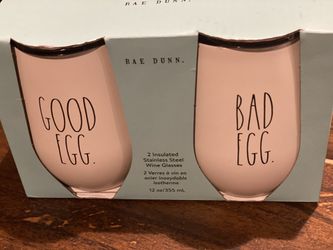 Rae Dunn wine glasses