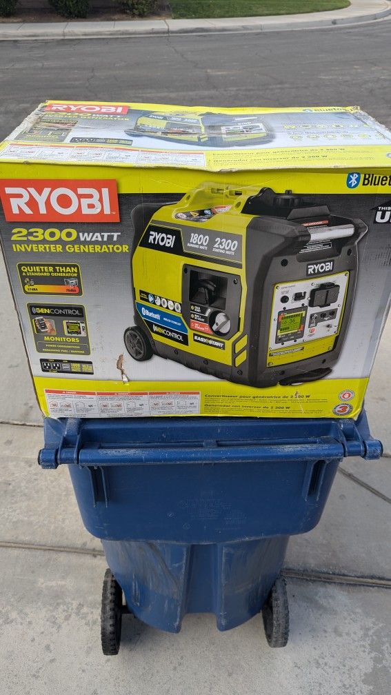 Ryobi, Brand New Inverter Generator Never Open Never Used Bluetooth Control 2300 Watt Well Worth π€π°π€π°