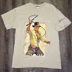Vintage Disney Indiana Jones Whip Shirt size Medium
