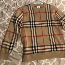 Burberry Pullover Crew Neck Sweater 