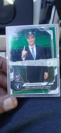 Fernando Mendoza Topps Now Chrome RC #88/99 Raiders