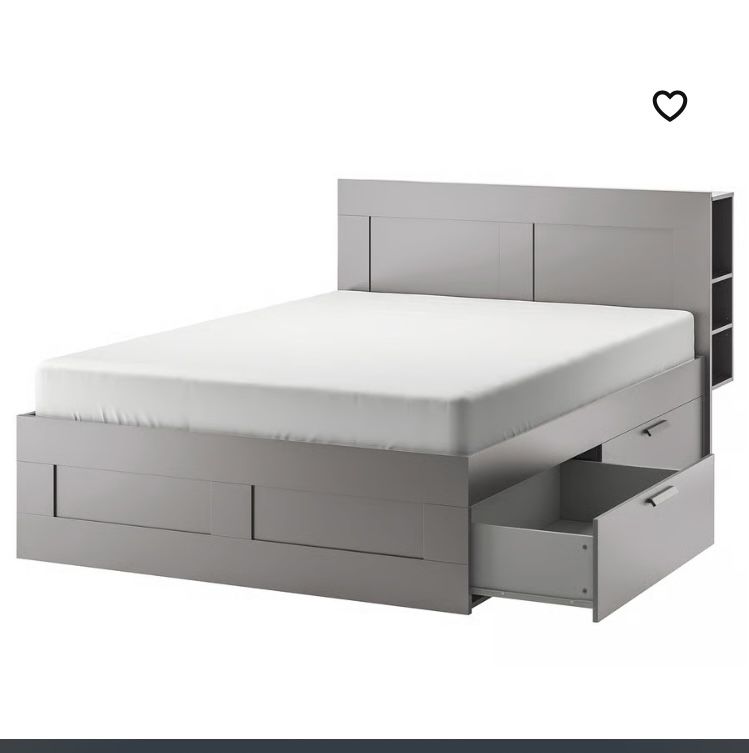 Used BRIMNES Bed frame 