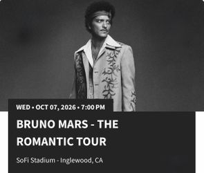 bruno mars tickets