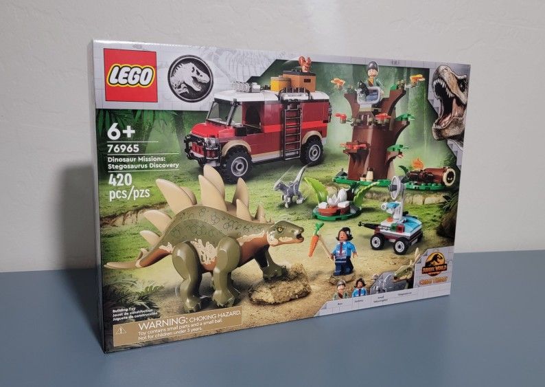 LEGO Jurassic World 76965 Chaos Theory Dinosaur Missions Stegosaurus Discovery