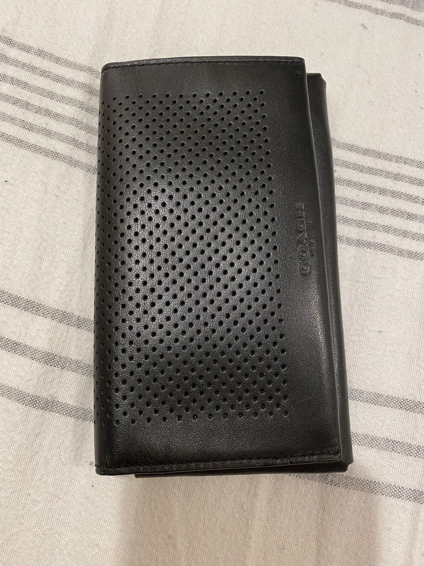 Coach Phone/ Wallet (Black)