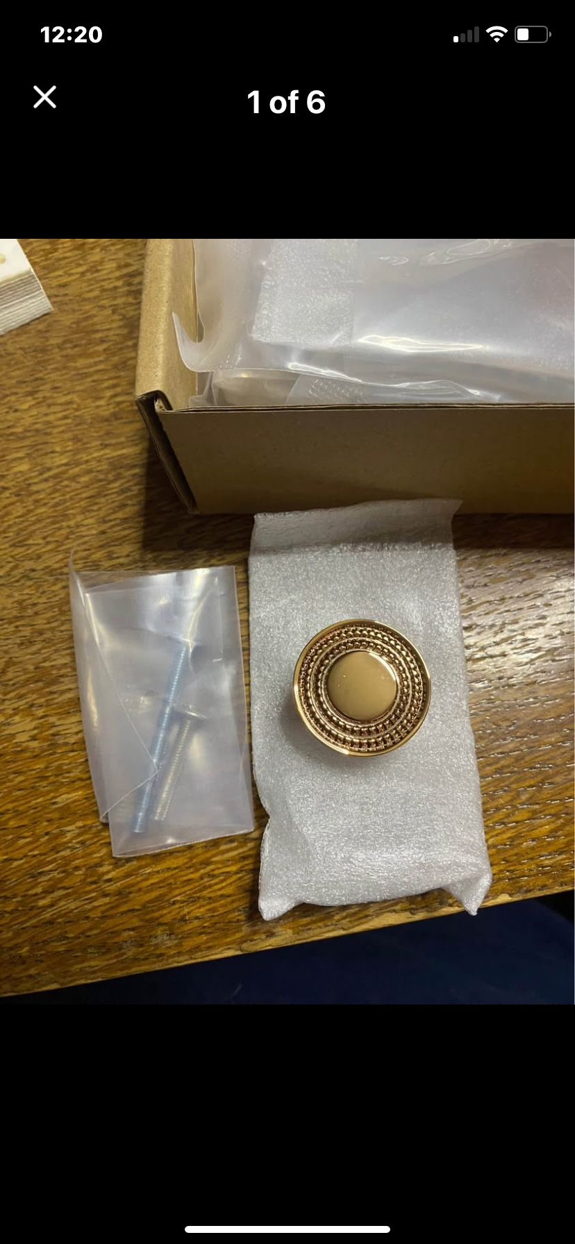 Rose Gold Cabinet Knobs 10 pk