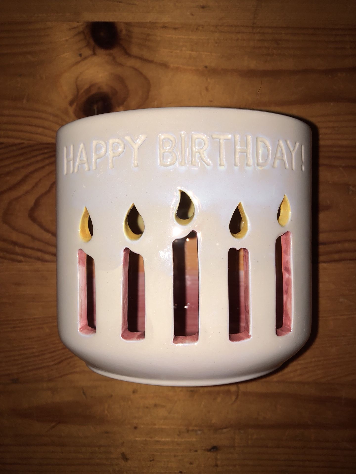 Happy Birthday Candle Holder