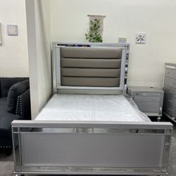 Queen LED Light Up Bed Frame