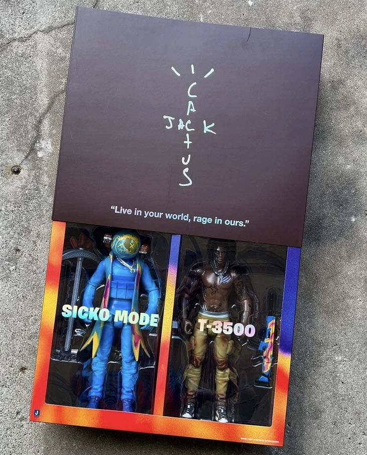 Travis Scott X Fortnite 12” action figure duo set🔥