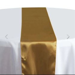 New! Gold Table runners 10pk