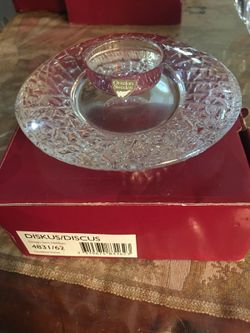 Crystal tea light holder