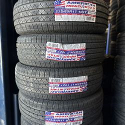 225/65/17 American Roadstar Free Mount And Balance Included