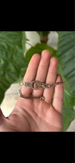 14k Virgin Mary bracelet