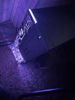 Desktop PC Tower with LED Side Panel