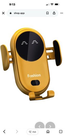 Smart Car Phone Charger Yellow