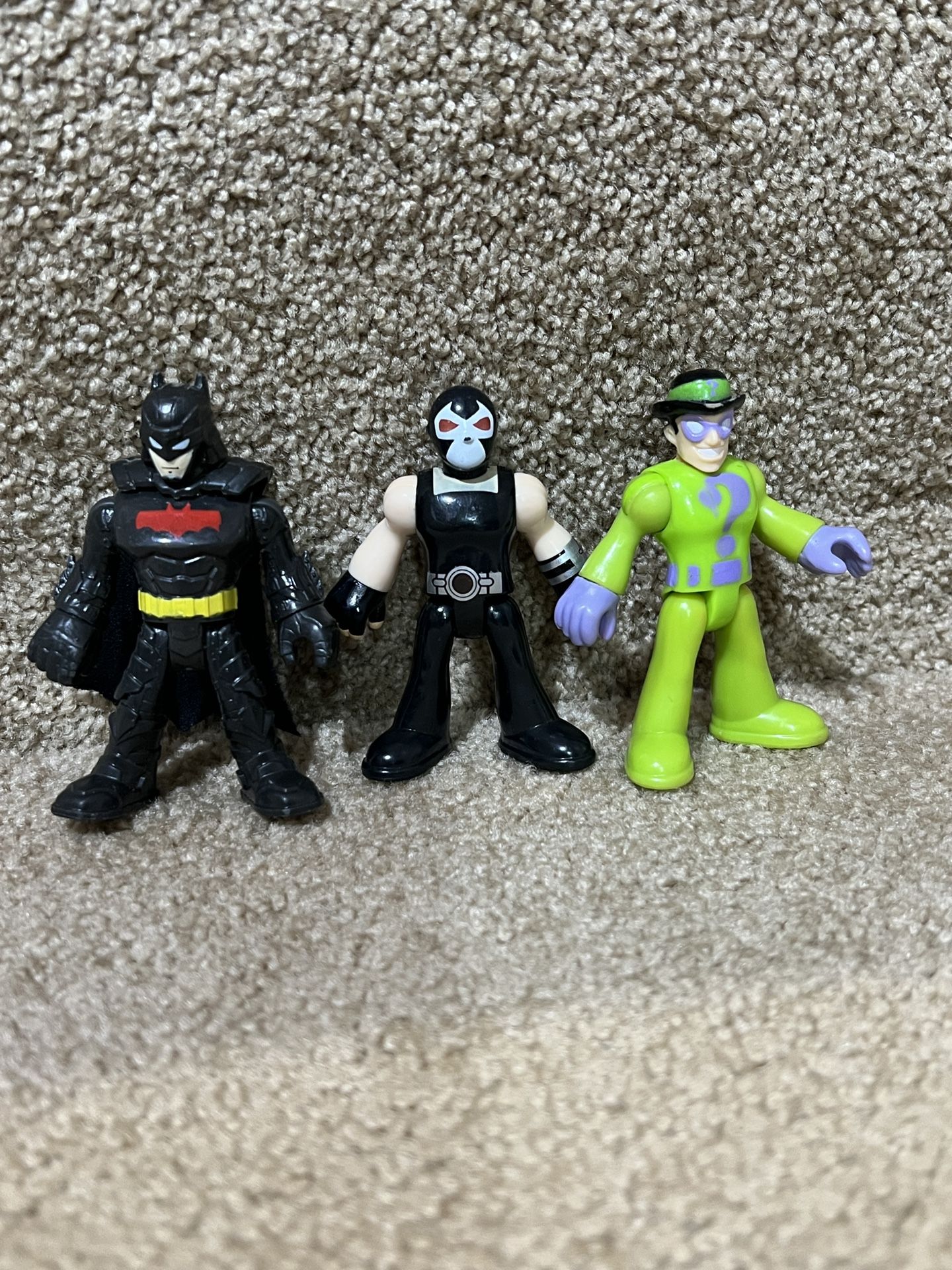 Imaginext DC Super Friends Bane & Riddler & Ninja Batman lot