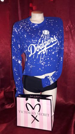 Victoria Secret pink Los Angeles Dodgers shirt size Large $30 price
