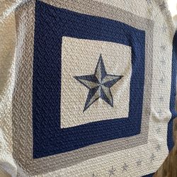 Dallas Cowboy Bedspread & Pillow Case