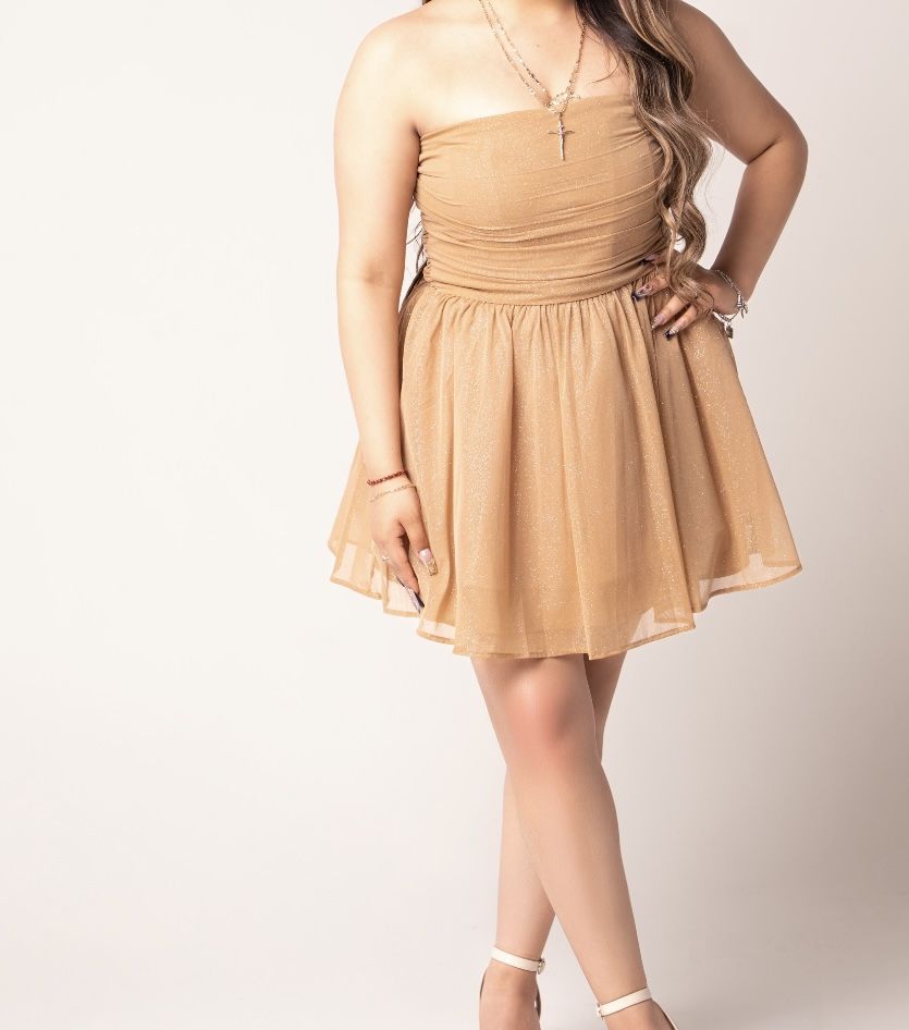 babyboo gold mini dress Dylan Gold Dress main image 0