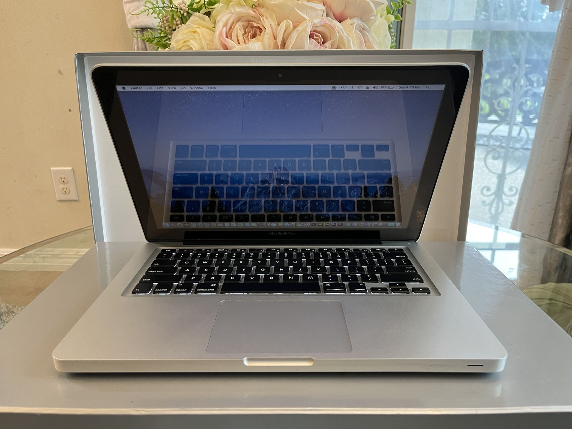 Apple MacBook Pro Laptop 13” Intel i5 8GB RAM 240GB SSD w/ Charger - $120