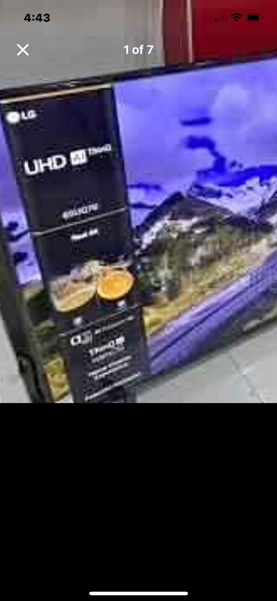 LG 65 Inch LED 4K UHD Smart TV And Stand