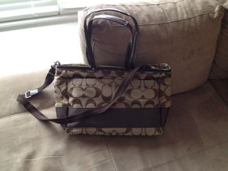 Coach diaper bag